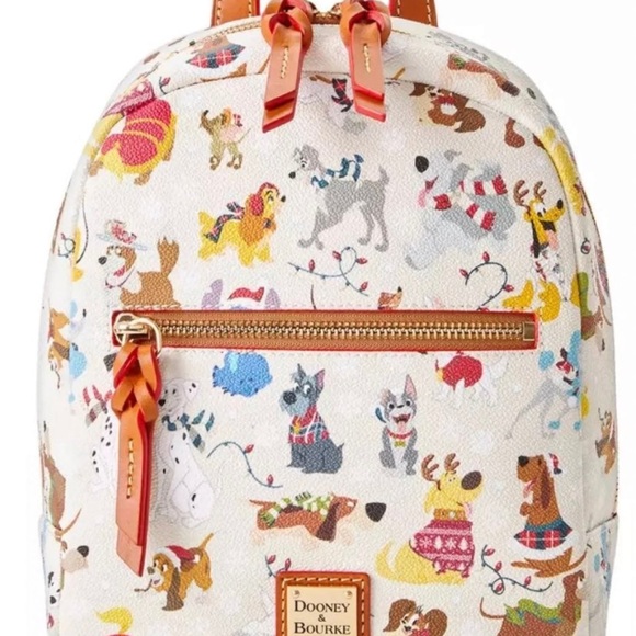 Santa Tails Dooney & Bourke Backpack - Picture 1 of 7